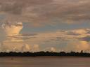 The Mekong, South East Asias great river is wide and brown.